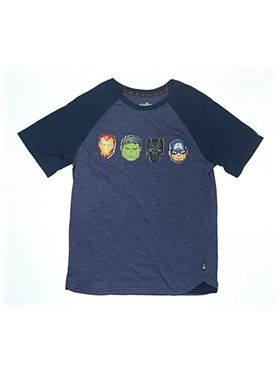 Pre-owned Marvel Kids' Short Sleeve T-shirt In Blue