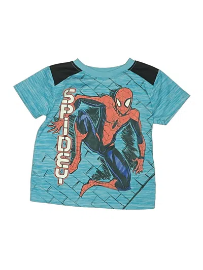 Pre-owned Marvel Kids' Short Sleeve T-shirt In Blue