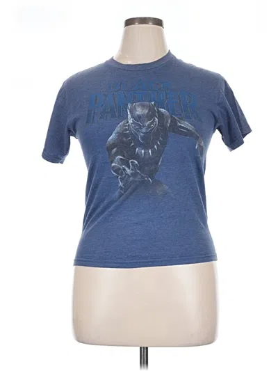 Pre-owned Marvel Short Sleeve T-shirt In Blue
