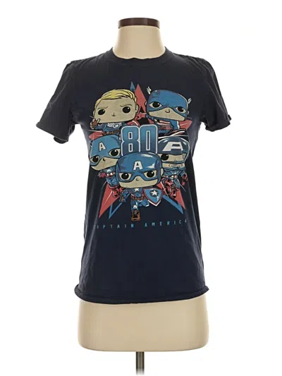 Pre-owned Marvel Short Sleeve T-shirt In Blue