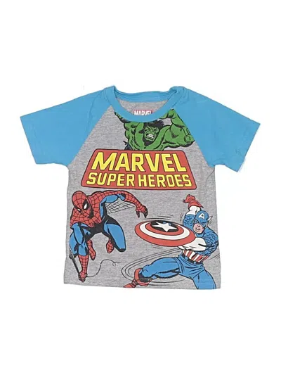 Pre-owned Marvel Kids' Short Sleeve T-shirt In Blue