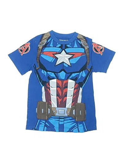 Pre-owned Marvel Kids' Short Sleeve T-shirt In Blue