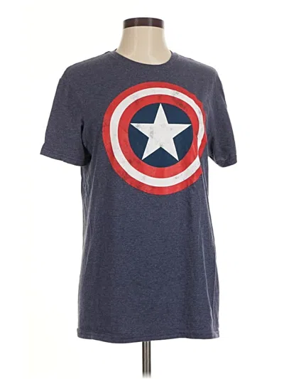 Pre-owned Marvel Short Sleeve T-shirt In Blue