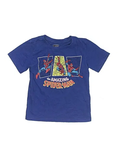 Pre-owned Marvel Kids' Short Sleeve T-shirt In Blue
