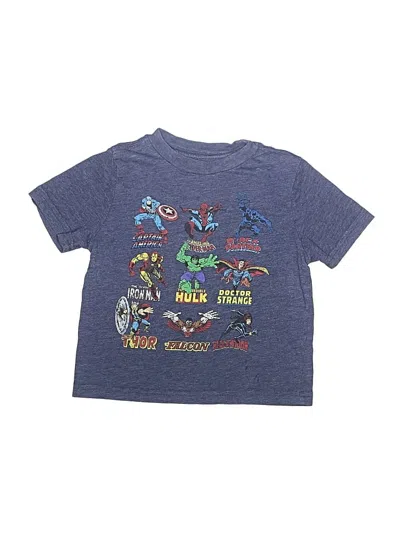 Pre-owned Marvel Kids' Short Sleeve T-shirt In Blue