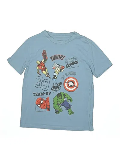 Pre-owned Marvel Kids' Short Sleeve T-shirt In Blue