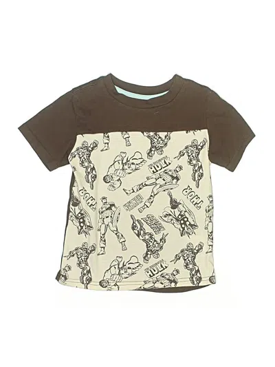 Pre-owned Marvel Kids' Short Sleeve T-shirt In Brown