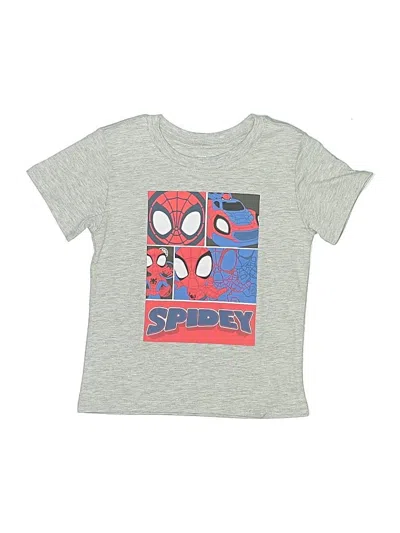 Pre-owned Marvel Kids' Short Sleeve T-shirt In Gray