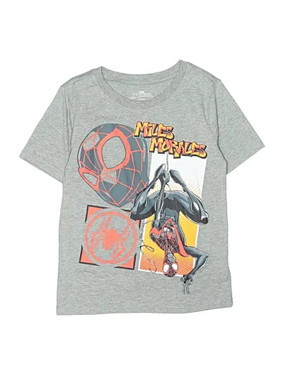 Pre-owned Marvel Kids' Short Sleeve T-shirt In Gray