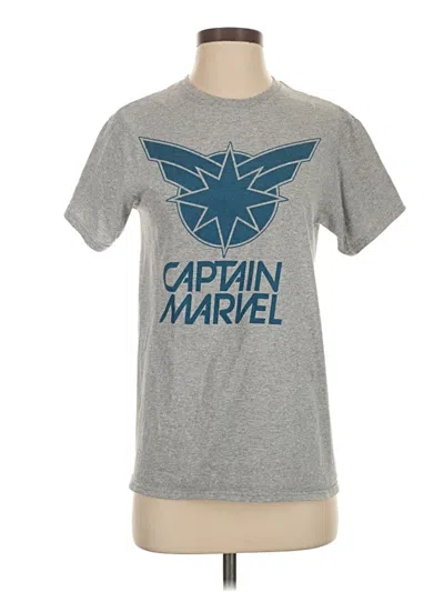 Pre-owned Marvel Short Sleeve T-shirt In Gray