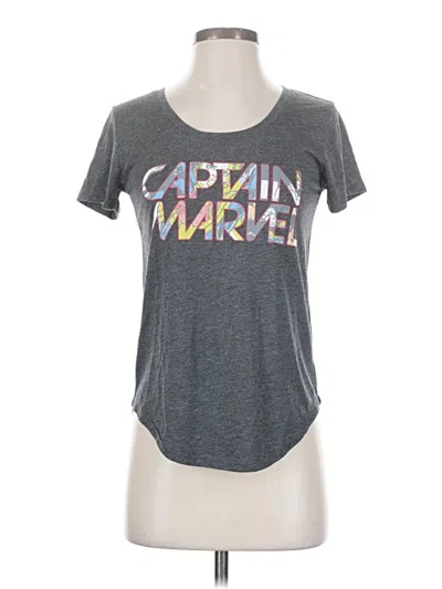 Pre-owned Marvel Short Sleeve T-shirt In Gray