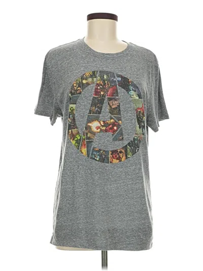 Pre-owned Marvel Short Sleeve T-shirt In Gray