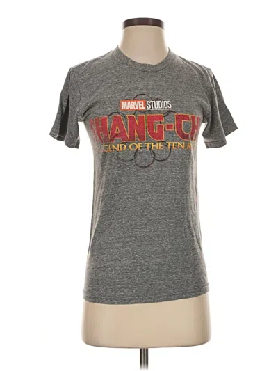Pre-owned Marvel Short Sleeve T-shirt In Gray