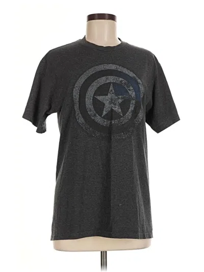 Pre-owned Marvel Short Sleeve T-shirt In Gray