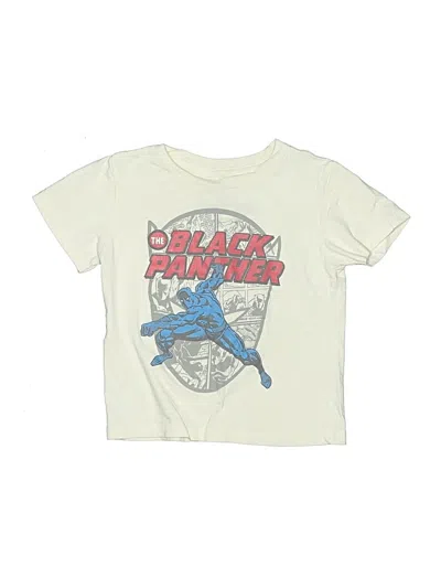 Pre-owned Marvel Kids' Short Sleeve T-shirt In Ivory