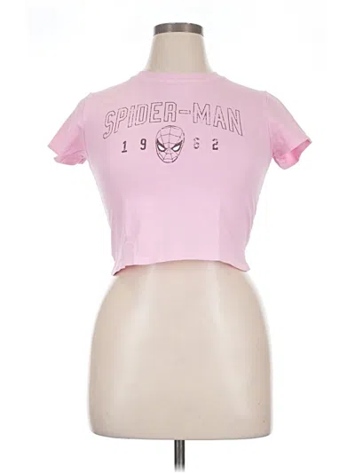 Marvel Short Sleeve T-shirt In Pink