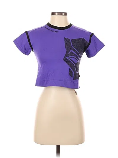 Pre-owned Marvel Short Sleeve T-shirt In Purple