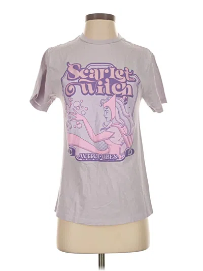 Pre-owned Marvel Short Sleeve T-shirt In Purple