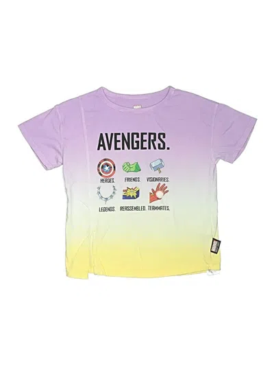 Pre-owned Marvel Kids' Short Sleeve T-shirt In Purple