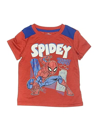 Pre-owned Marvel Kids' Short Sleeve T-shirt In Red