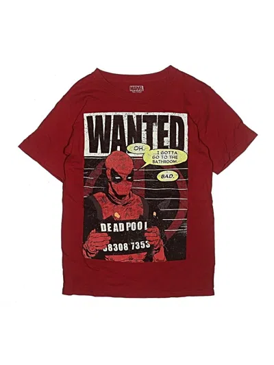 Pre-owned Marvel Kids' Short Sleeve T-shirt In Red