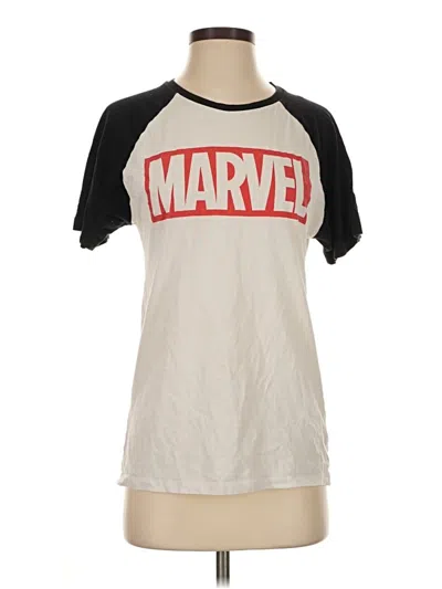 Pre-owned Marvel Short Sleeve T-shirt In Silver