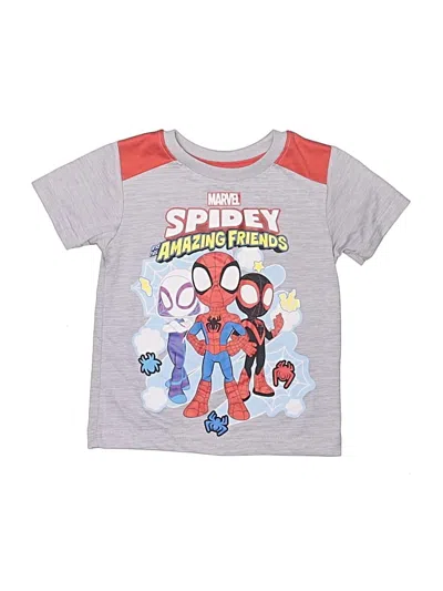 Pre-owned Marvel Kids' Short Sleeve T-shirt In Silver