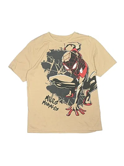 Pre-owned Marvel Kids' Short Sleeve T-shirt In Tan