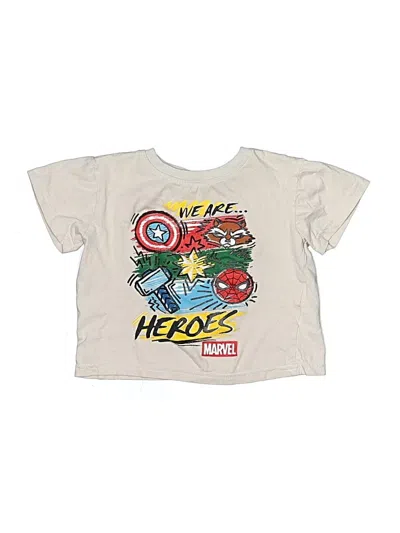 Pre-owned Marvel Kids' Short Sleeve T-shirt In White
