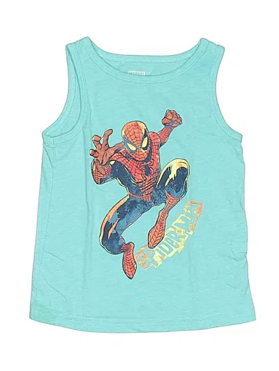 Pre-owned Marvel Kids' Sleeveless T-shirt In Blue
