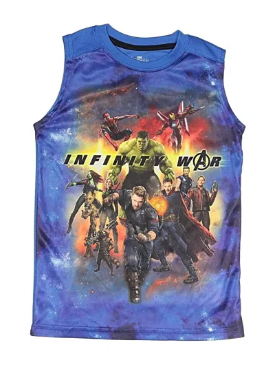 Pre-owned Marvel Kids' Sleeveless T-shirt In Blue