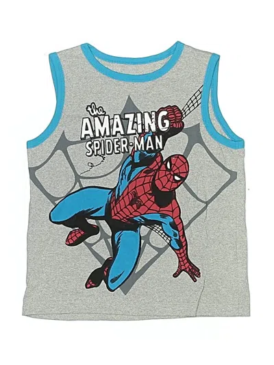 Pre-owned Marvel Kids' Sleeveless T-shirt In Silver