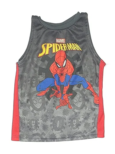 Pre-owned Marvel Kids' Sleeveless Top Gray Tops