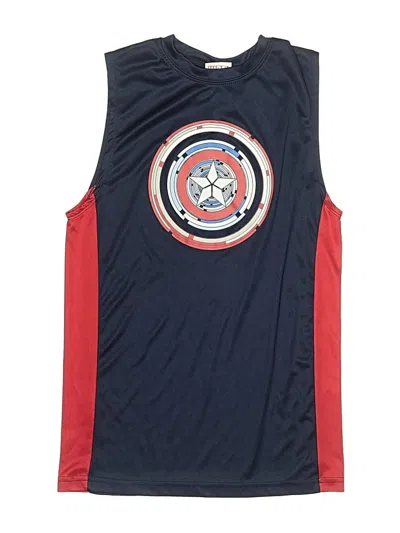 Pre-owned Marvel Kids' Sleeveless T-shirt In Blue
