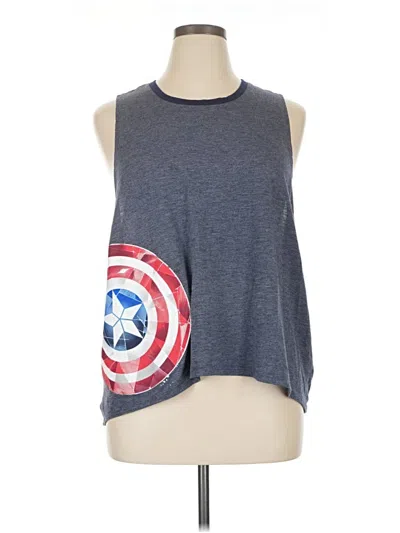 Pre-owned Marvel Sleeveless T-shirt In Gray