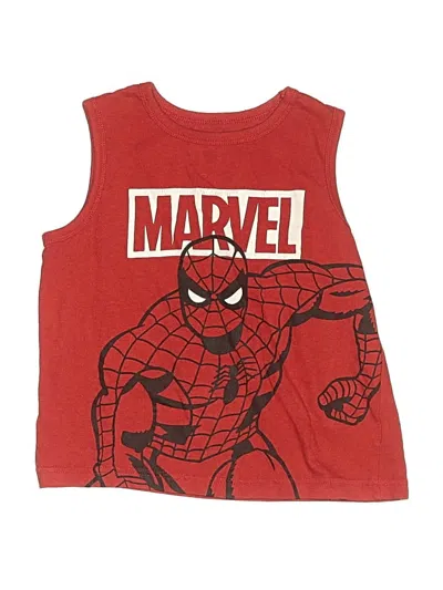 Pre-owned Marvel Kids' Sleeveless T-shirt In Red