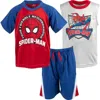 Marvel Spider-man 3pc Tank Top, Tee & Shorts Set In Blue