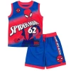 Marvel Kids'  Spider-man Athletic Tank Top & Shorts Set In Blue