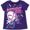 Marvel Spider-man Birthday T-shirt In Purple