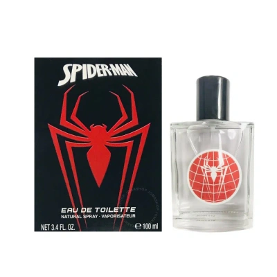 Marvel Spider-man Black Eau De Toilette Spray 3.4 oz In Black / Orange