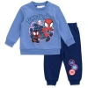 Marvel Spider-man Fleece Sweatshirt & Pants Set In Blue