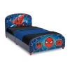 Marvel Spider-man Upholstered Twin Bed In Blue