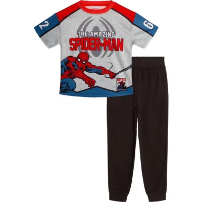 Marvel Kids'  Spider-man 2-piece T-shirt And Joggers Set In Gray
