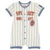 Marvel Spider-man Baseball One Piece Romper In White