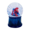 Marvel Spiderman Crouch Skyline Light Up Snow Globe In Blue