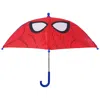 Marvel Spider-man Face Kids Umbrella In Red