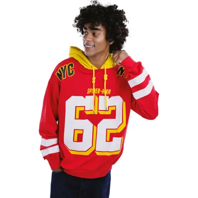 Marvel Spider-man Fleece Pullover Hoodie In Animal Print