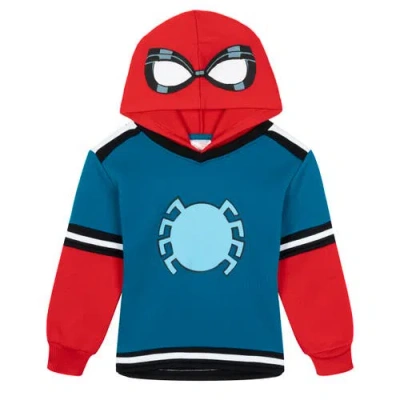 Marvel Kids'  Spider-man Fleece Pullover Hoodie In Red