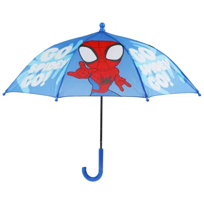 Marvel Spider-man "go Spidey Go!" Kids Umbrella In Red