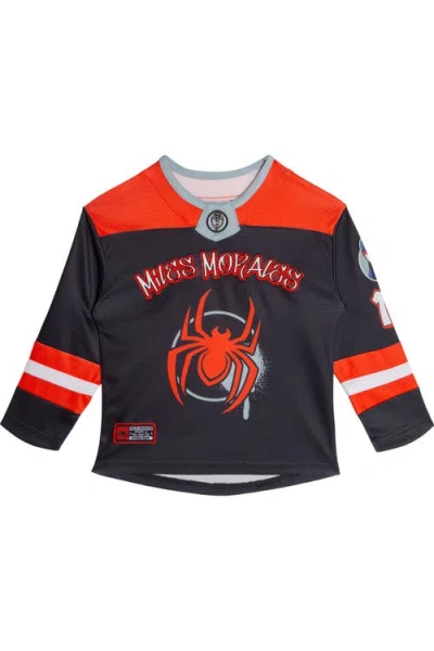 Marvel Kids'  Spider-man Hockey Jersey In Black
